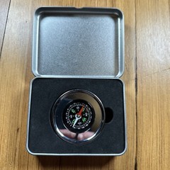 Boxed Decorative Metal Pocket Compass 2 inch in Metal Presentation Box