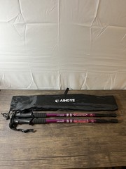 Aihoye Hiking Trekking Poles Purple Lightweight Antishock Backpacking GentlyUsed