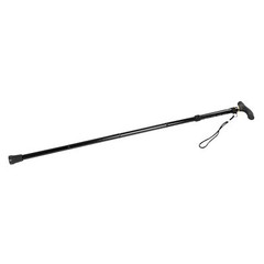 (Black)Aluminium Alloy Telescopic Walking Cane Trekking CH