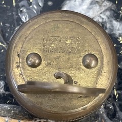 Vintage 1940/50’s Marbles Brass Pin-on Compass Gladstone Mich U S A – WORKS