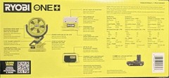 Ryobi ONE+ 18V Cordless 3-Tool Campers Kit (PCL1303K1)
