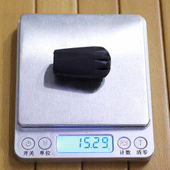 10pcs Hiking Pole Tip Protectors Rubber for Trekking Poles 11mm ID Black