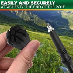 6 Pcs Rubber Tips for Hiking Poles – Rubber Cane Tips Replacement, Durable