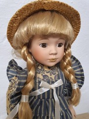 Artist doll porcelain doll 41 cm collector rarity vintage signed