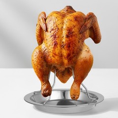 Stainless Steel Chicken Roaster Rack for Outdoor For picnic BBQ and Road Trips