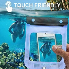Triple Seal Waterproof Pouch + Dry Bag for Cell Phone or Tablet, Great for