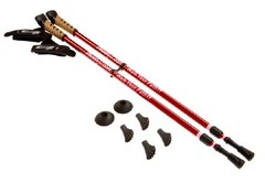 New Keenfit RED 2-Piece Fitness Exercise Assisting Walking Poles