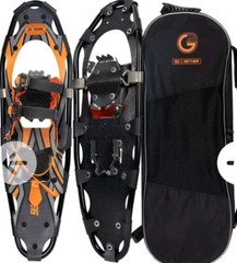 G2 21/25/30/36 Inches Light Weight Snowshoes for Women Men Youth, 21″, Orange
