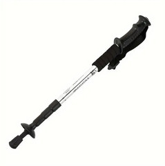 1pc Foldable Ultralight Trekking Pole Shock-Absorbing Hiking Stick – NEW