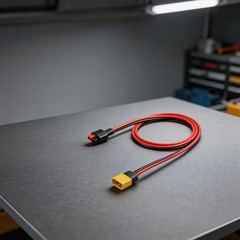 1m 12AWG Solar Cable with For XT60 Male Connector for Generators