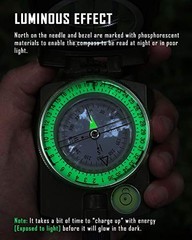 Multifunctional Tactical Survival Compass with Lanyard & Pouch | Waterproof, Imp