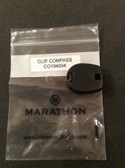 MARATHON WRIST COMPASS CLIP ON GENUINE, CO194004 , GLOW IN DARK, JEWELED BEARING