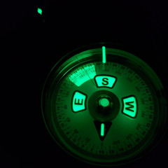Scout Lensatic Compass – Lensatic Military Style Sighting Compass with Case and