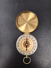 Pocket Brass Watch Style Compass Out Door Camping And Hiking With Best Quality