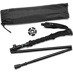 Travel Folding Trekking Hiking Pole with Carrying Case,Collapsible Cane