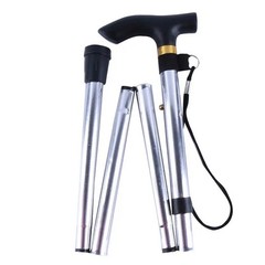 Folding Walking Cane Adjustable Aluminum Walking Stick Collapsible Travel Hiking