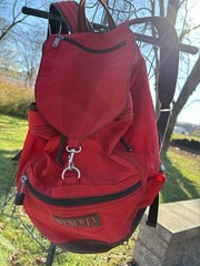 Vintage Hedgren Outdoor Gear Red Nylon Backpack Hiking Travel Pack