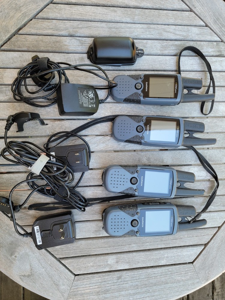 Four Garmin Rino 520HCx