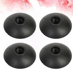 4Pairs Walking Crutch Tips Black Heavy Duty Rubber Anti Skid for Outdoor Hiking