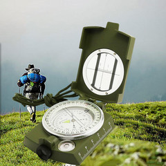 Compass, Hiking Compass for Survival with Lensatic – Water-Resistant Durable and