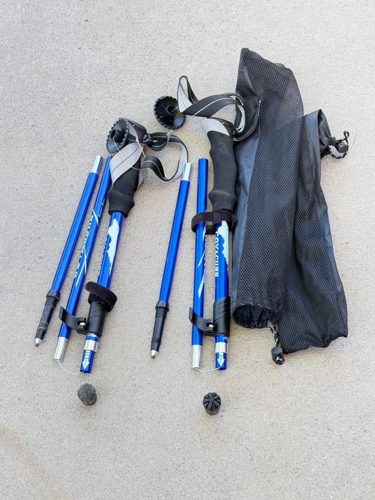Sets of Covacure Trekking Poles 110-130CM Blue .. 9X
