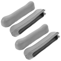 4Pcs Comfortable Grey Soft Tpr Crutch Underarm Pad Replacement Accessories