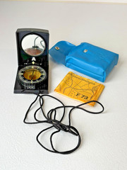German Marsch Kompass F73 Freiberger Prazisionsmechanik Compass w/ Case & Manual