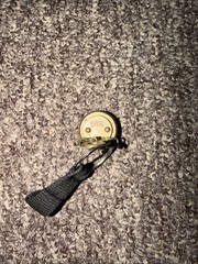 Vintage Marbles Gladstone Mich Brass Compass Black Face Pin Type 1 1/8