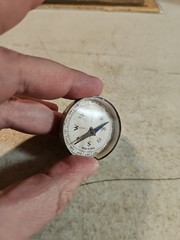Vintage Metal Tin Compass Made In Japan