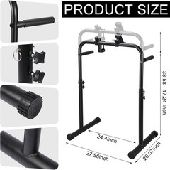 Adjustable Walking Pad Handlebar with Cup & Phone Holder, 38.58-47.24 Inch
