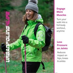 Urban Poling – Urban Poles 4Life – Lightweight, Aluminum Nordic Walking Sticks