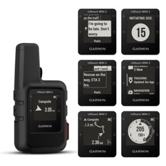 Garmin inReach Mini 2 Satellite Communicator Black with Power Pack Bundle