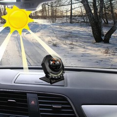 Car Interior Accessories Dashboard Mount Compass Vehicle Truck Boat Compass Tool
