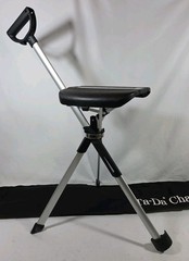 STEP2GOLD Ta-Da Chair Series 2, Portable Trekking Hiking Pole – 36.2” Black