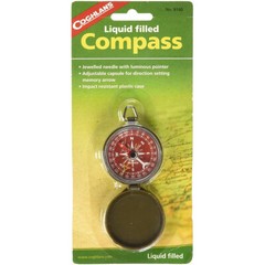 Coghlan’s Liquid Filled Pocket Compass with Case, Survival Camping Outdoors