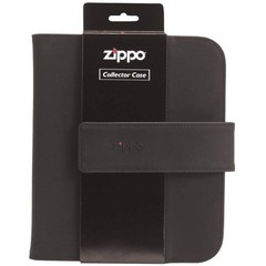 Zippo Collector Case Black 8 Standard Pocket Lighter with Strap 142653