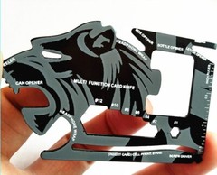 Lion Multi-Tool 18 IN 1 – Edc for Wallet Outdoor Survival Emergency