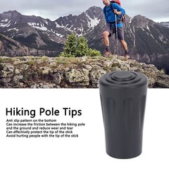 20Pcs Hiking Pole Tips Anti Slip 11mm Hole Reduce Wear Hiking Pole Ends NY