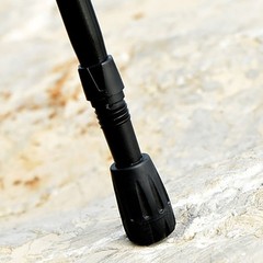8Pcs Durable Rubber Crutch Foot Covers for Hiking Trekking Outdoor Use Black