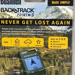 Bushnell PORTABLE 2.25″ x 3″ Backtrack Point-3 Handheld GPS MODEL 360100 NEW