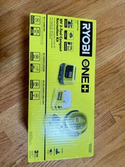 Ryobi 18V Compact Camper’s Kit – Cordless Light, Speaker, Fan, Battery, Charger