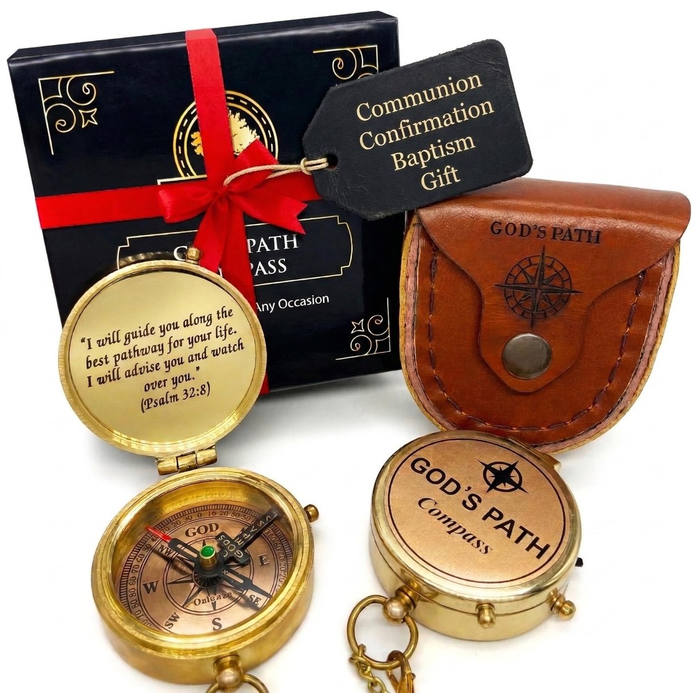 God’s Path Compass – Communion & Confirmation Gift for Teenage Boys | Baptism…