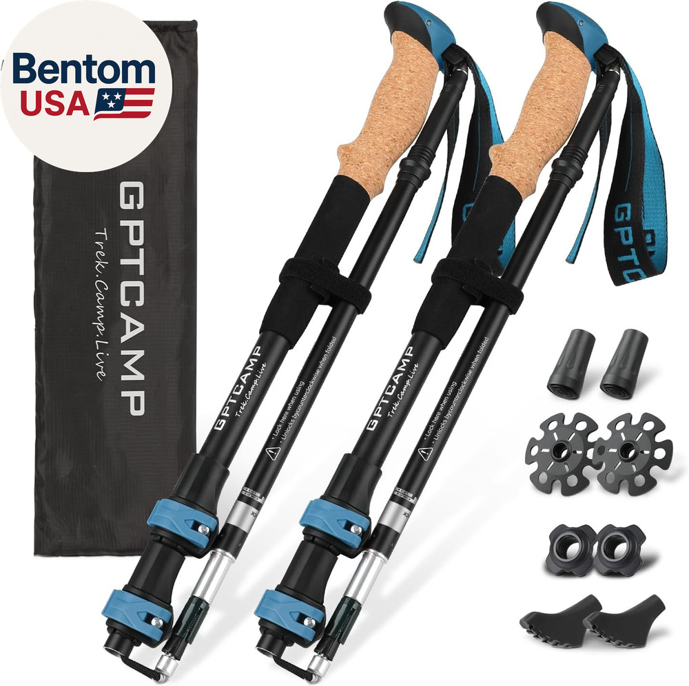 Walking Sticks,Trekking Poles Collapsible Hiking Poles,Lightweight Folding Trave