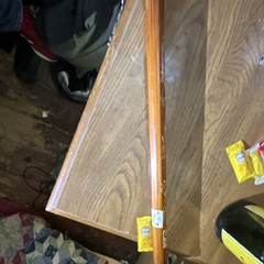 Wood Hiking Staff Walking Stick Trekking Stick, Brown, 1 Pack
