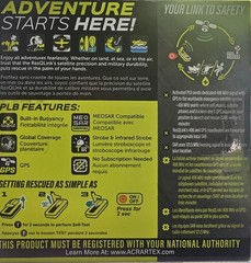 ACR ResQLink 400 PLB-400 Personal Locator Beacon, New