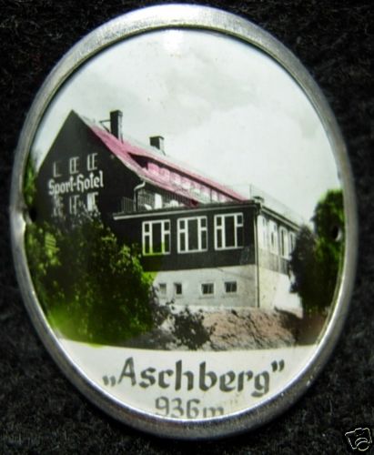 Aschberg Round used badge hiking medallion stocknagel G0732