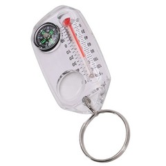 10PCS Portable Compass And Thermometer For Outdoor Adventures Easy To Use