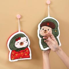 Adorable Capybaras Design Absorbent Hand Cloth for Home Or Office Use