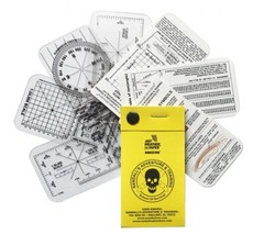 Pocket Navigation Cards and Waterproof Notepad Esee Land Nav Map Overlay