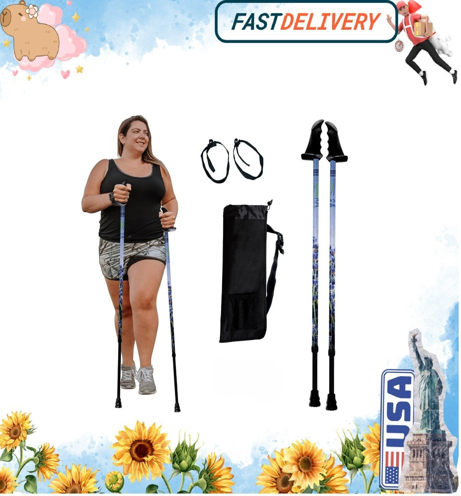 Big and Tall Motivator Walking Poles for Balance and Rehab – 2 Pieces – Strong